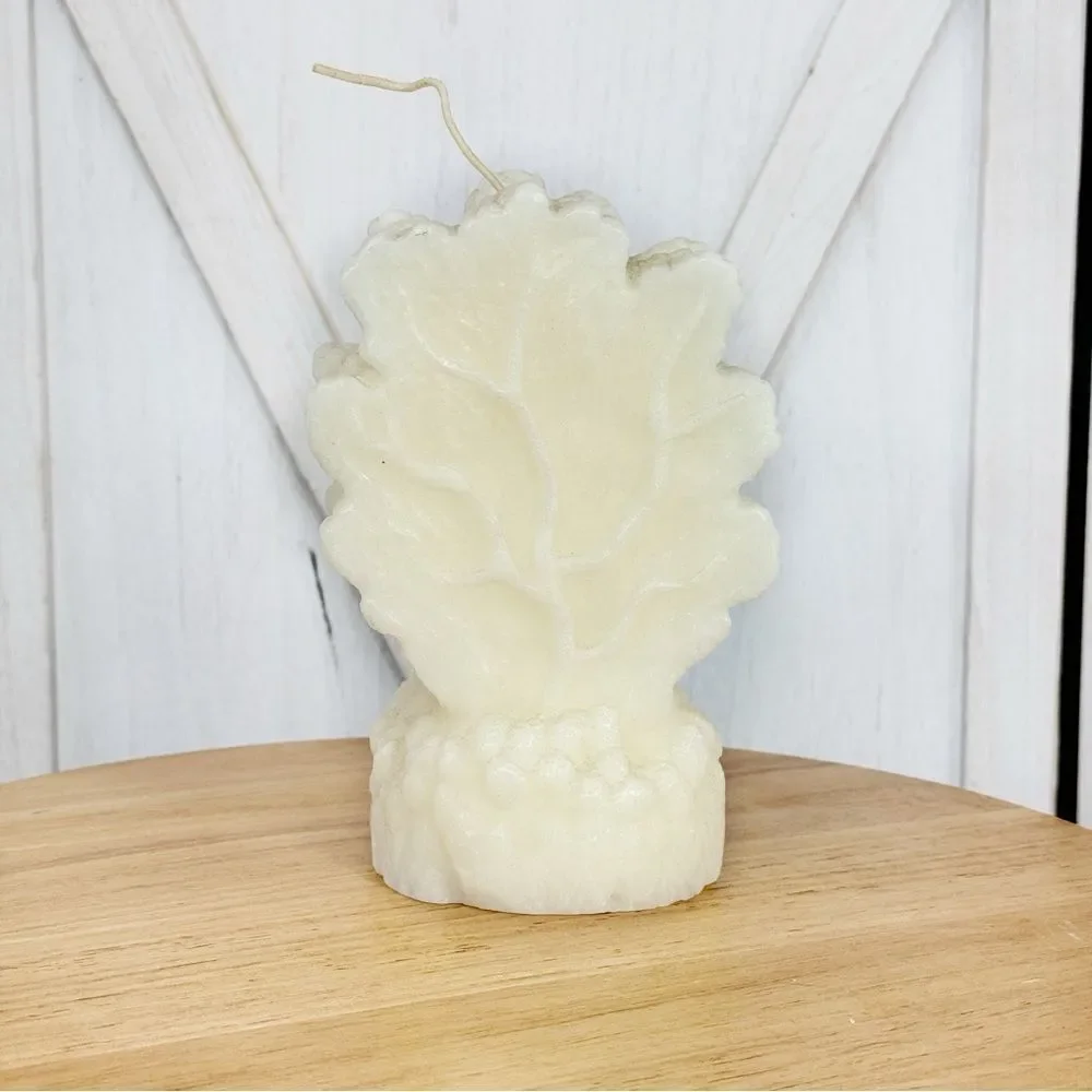 3D‎ Ocean Coral Wax Candle Ivory Cream